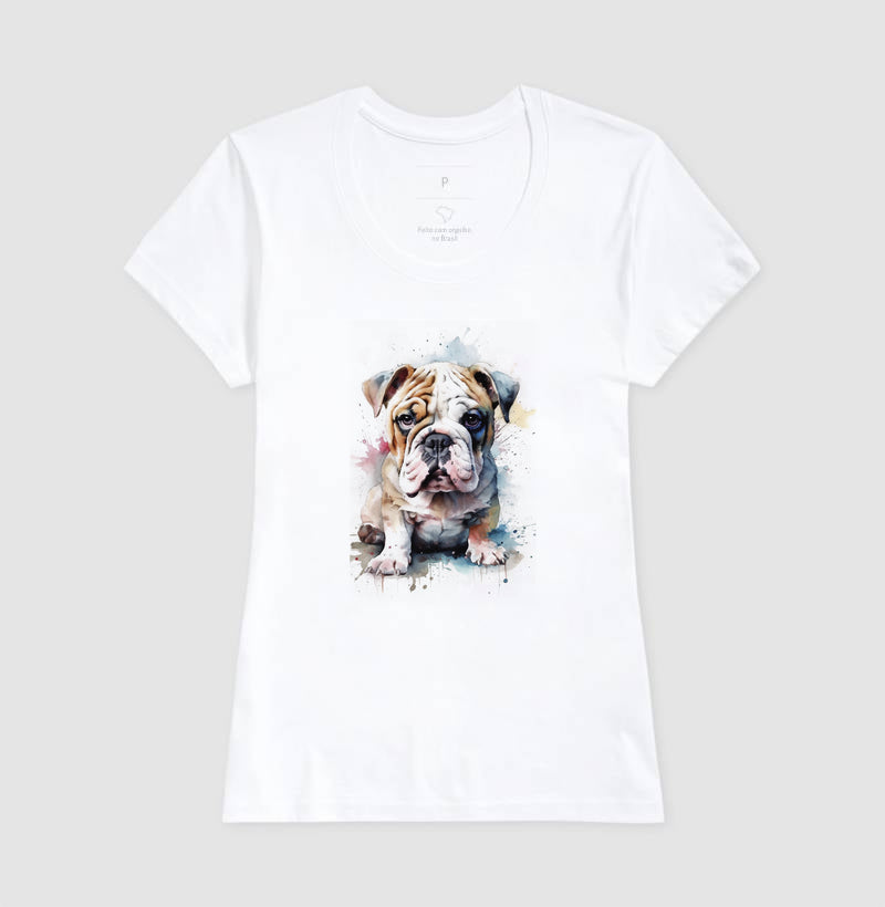 Camiseta Focinho Levado Coleção Aquarela