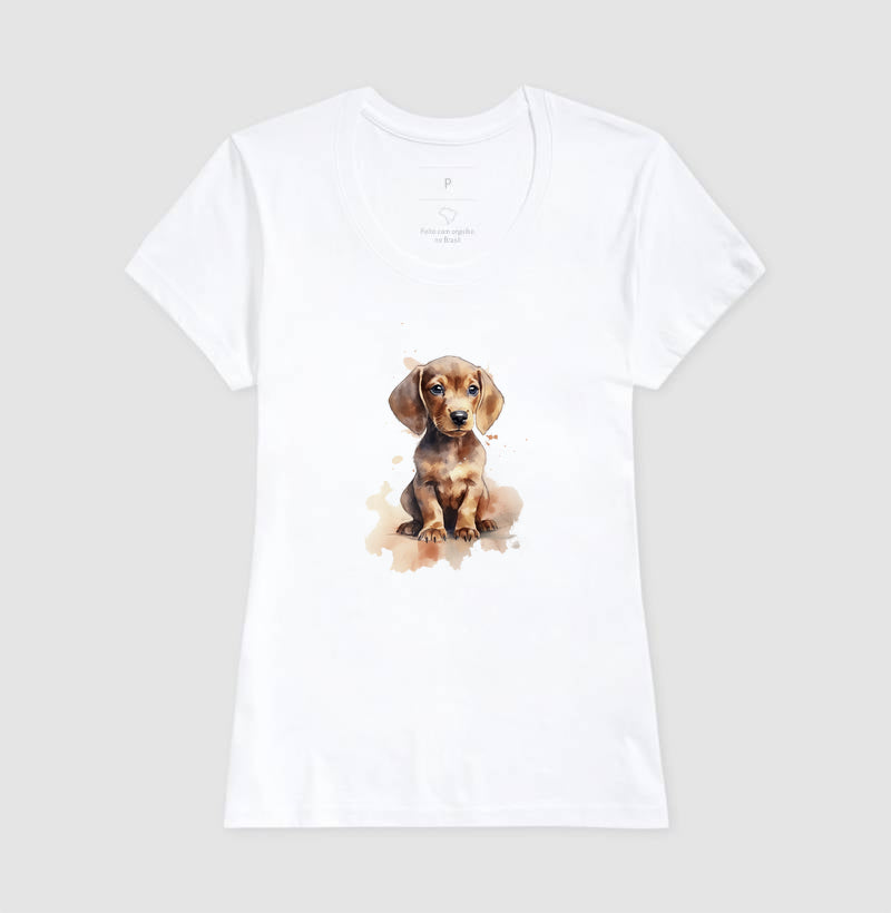 Camiseta Pequeno Amigo Coleção Aquarela