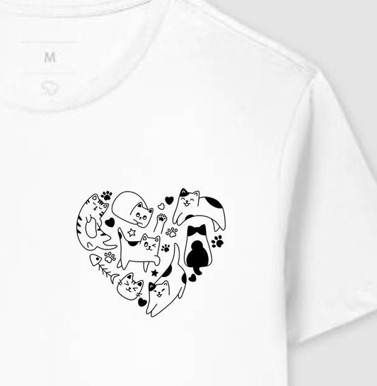 Camiseta Love Cat