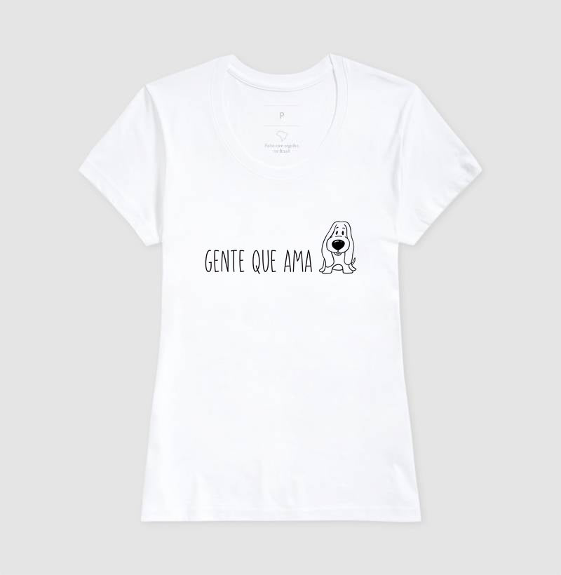 Camiseta Gente que Ama Cachorrim