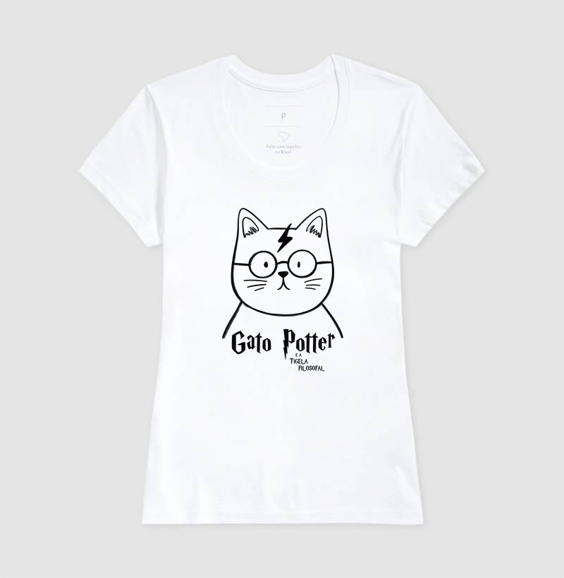 Camiseta Gato Potter