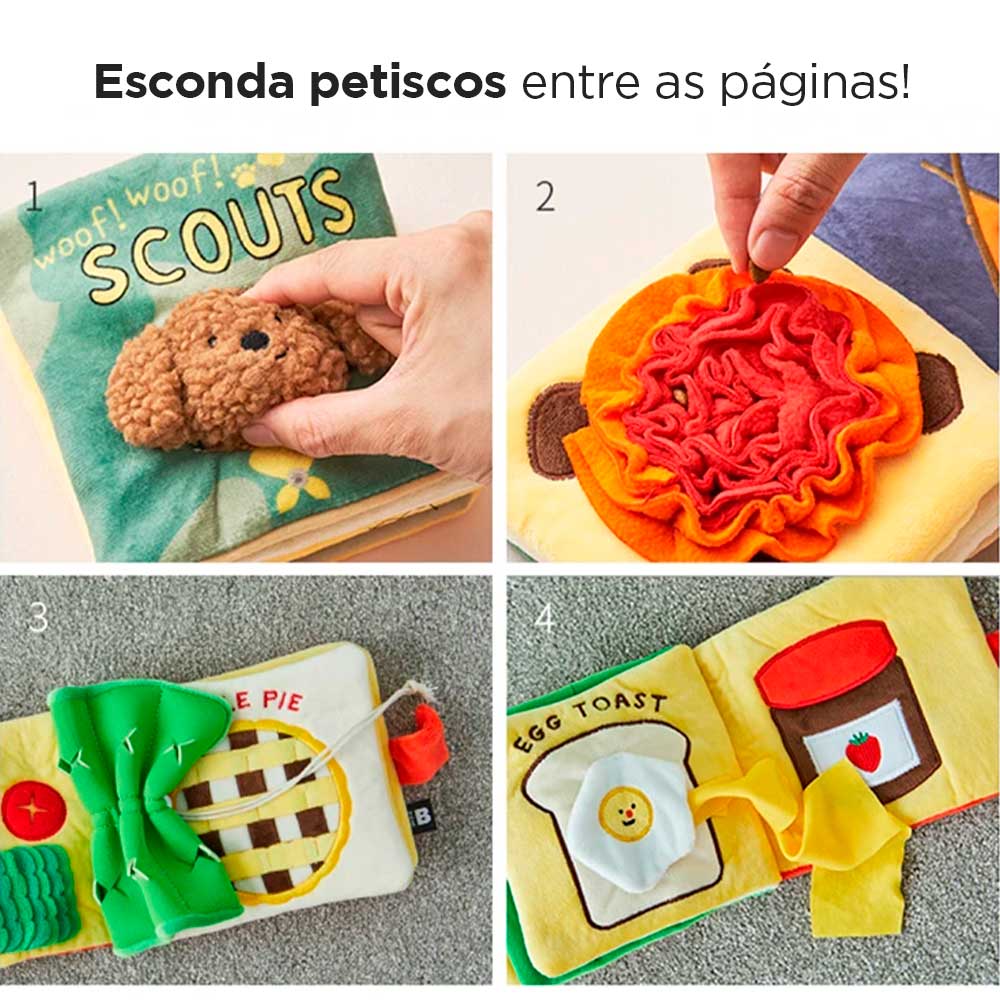 Livro Pet Brinquedo Interativo