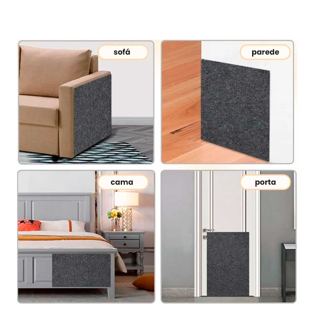 Carpete Adesivo Protetor Arranhador para Gatos