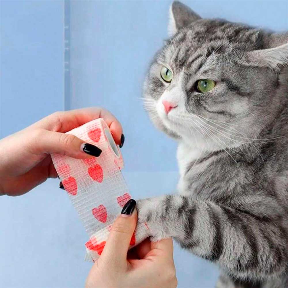 Bandagem Pet Elástica Autoaderente