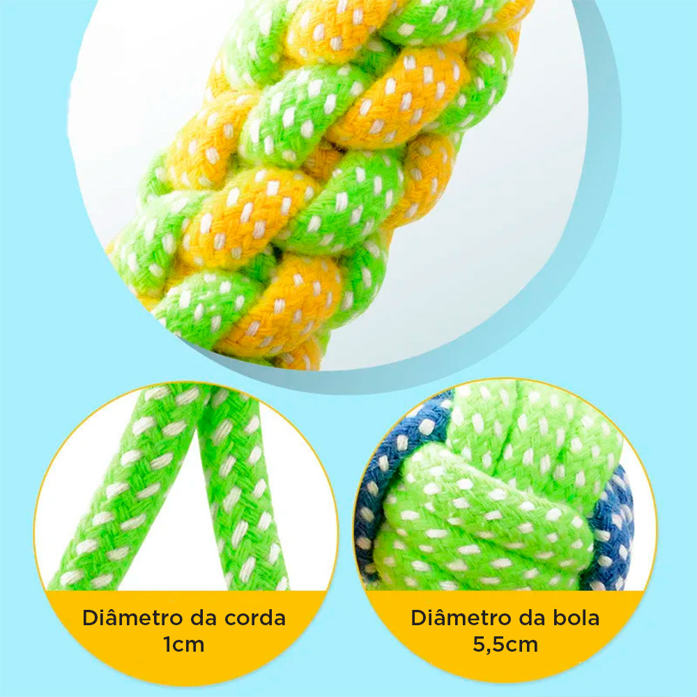 Kit Diversão com Cordas para Cão