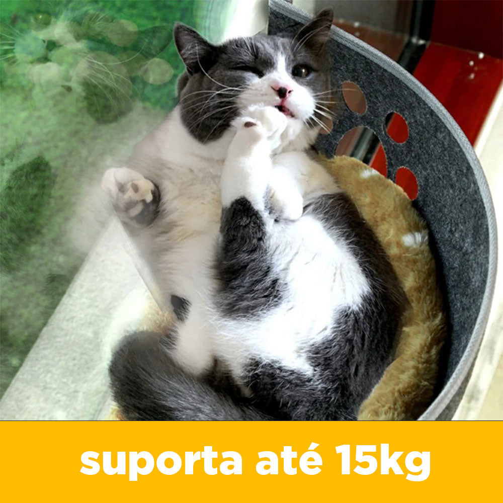Cama de Janela Suspensa para Gato