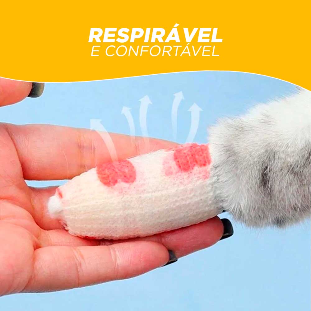 Bandagem Pet Elástica Autoaderente