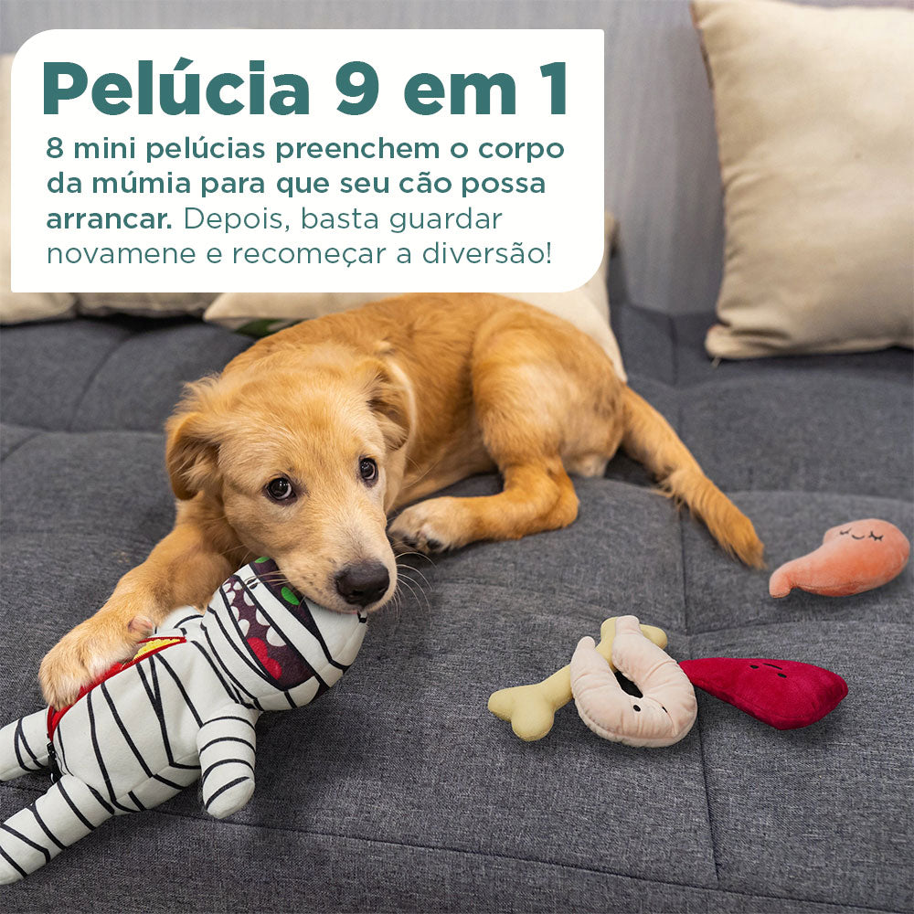 Pelúcia 9 em 1 Múmia Mágica