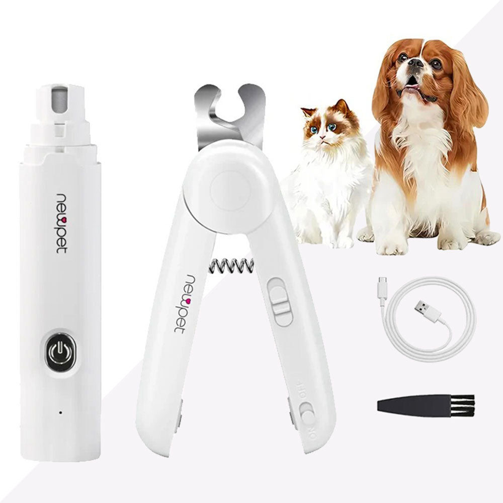 Kit Cortador e Lixador Elétrico New Pet