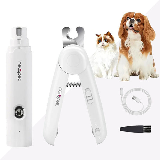 Kit Cortador e Lixador Elétrico New Pet