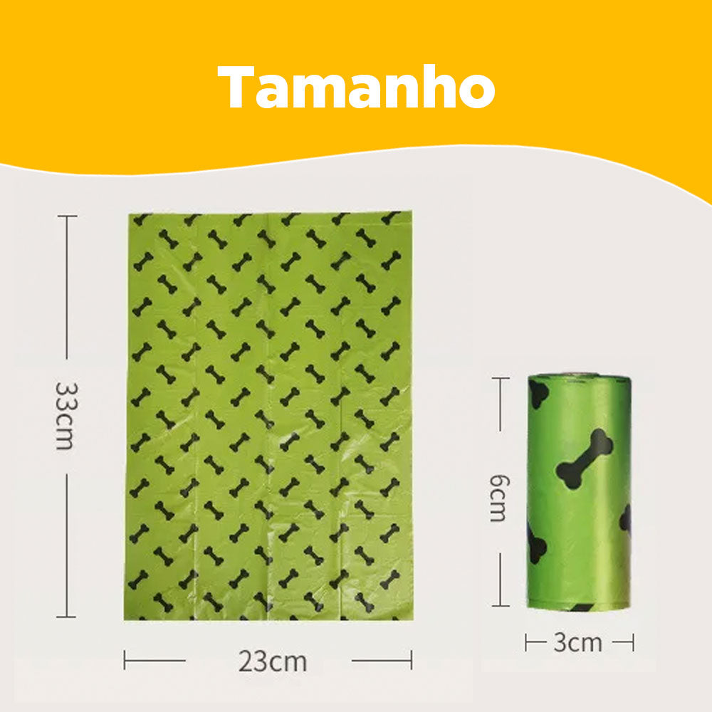 Kit Saquinho Higiênico Biodegradável