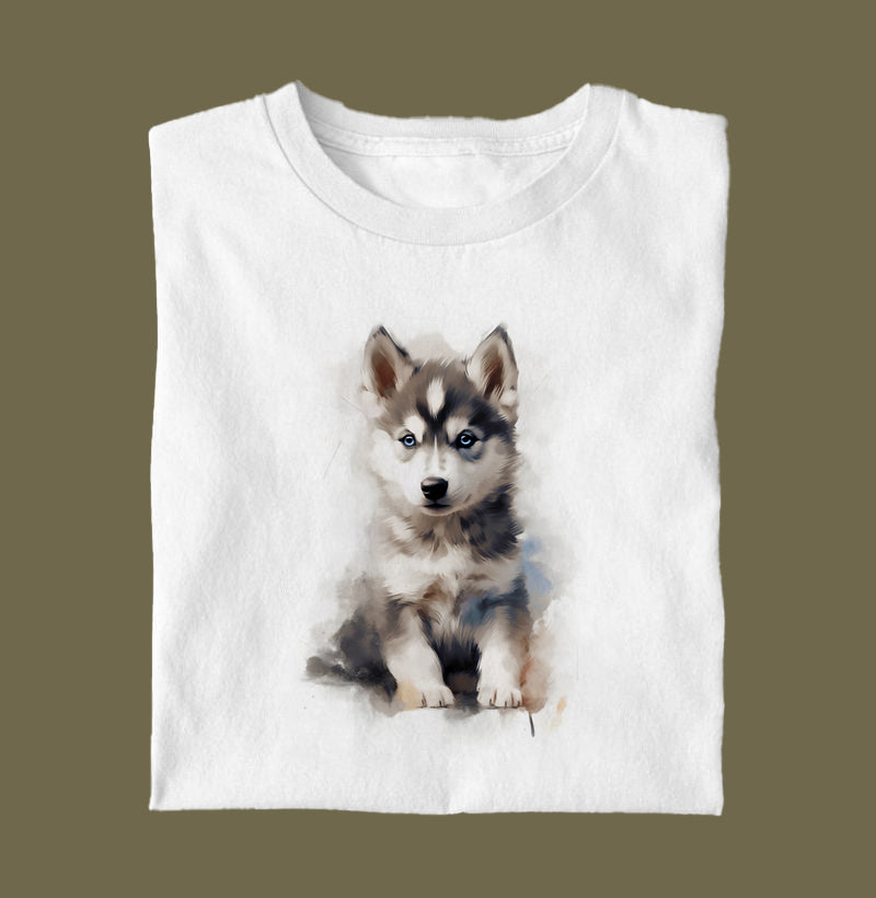 Camiseta Focinho Fofo Coleção Aquarela