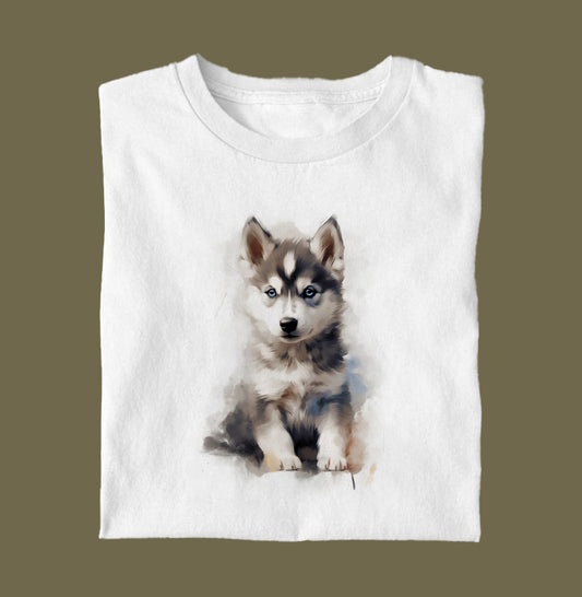 Camiseta Focinho Fofo Coleção Aquarela