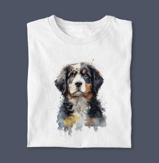 Camiseta Coração Valente Coleção Aquarela