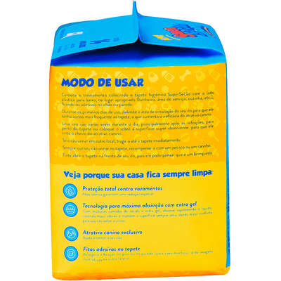Super Secão Baby Tapete Higiênico para Cachorro