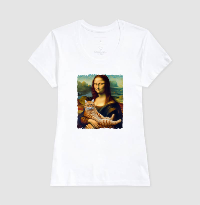 Camiseta Monaliza Cat