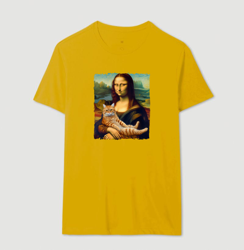 Camiseta Monaliza Cat