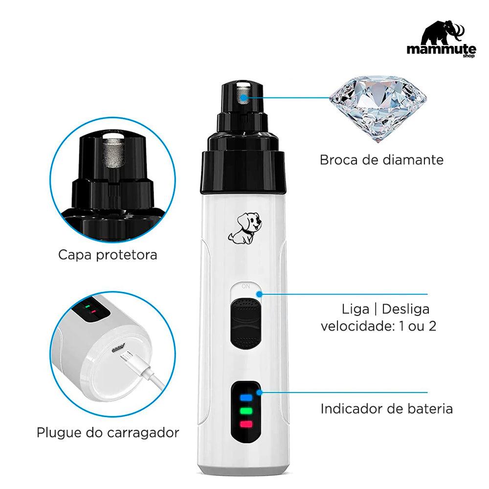 Lixador de Unhas Elétrico Pet + BRINDE - mammute shop