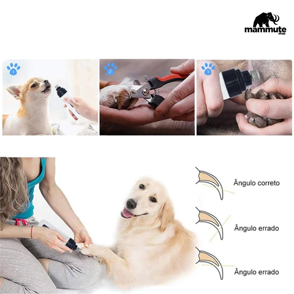 Lixador de Unhas Elétrico Pet + BRINDE - mammute shop