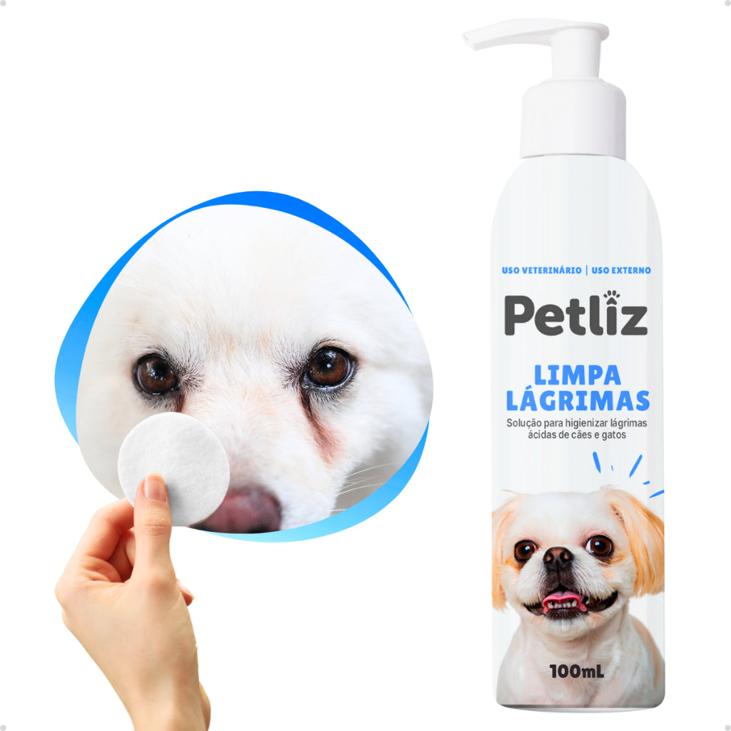 Limpador de Lágrimas para Cachorro e Gatos Petliz 🇧🇷