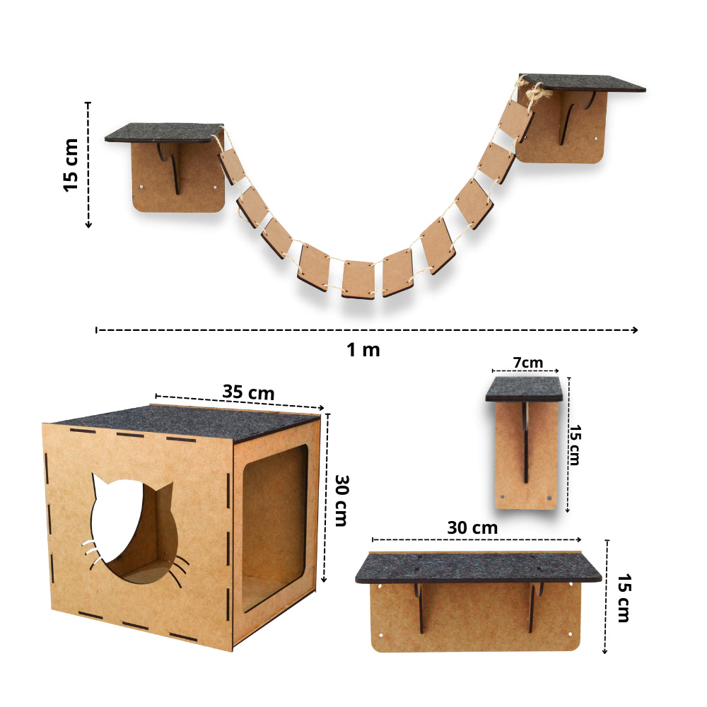 kit Playground para Gatos 🇧🇷