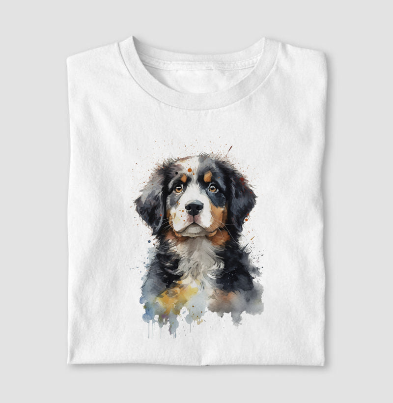 Camiseta Coração Valente Coleção Aquarela