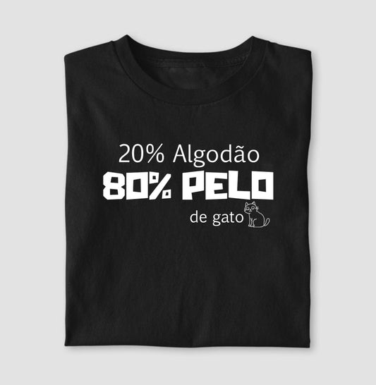 Camiseta 80% Pelo