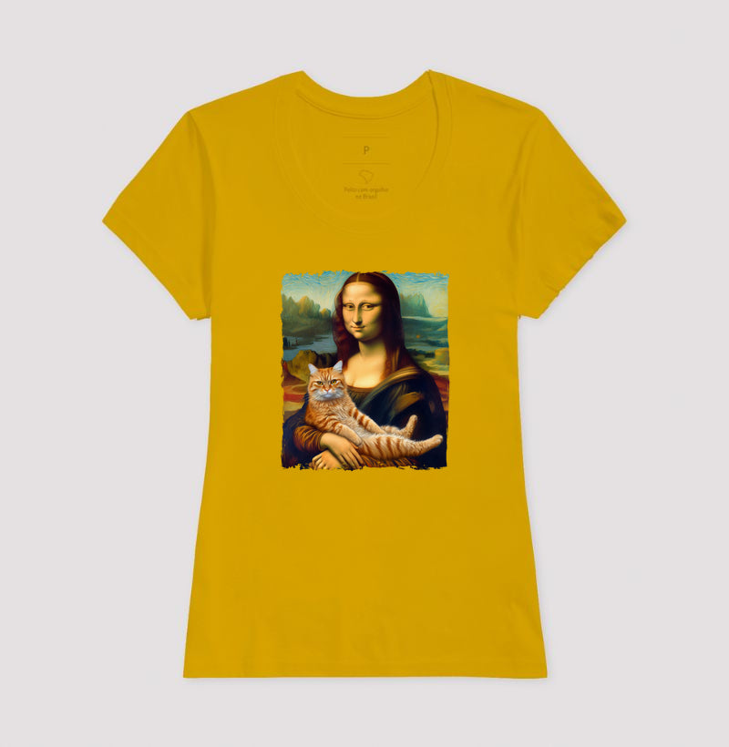 Camiseta Monaliza Cat
