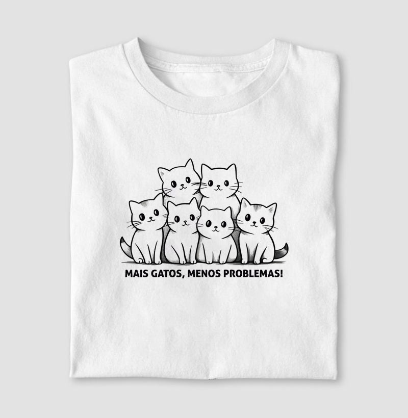 Camiseta Mais Gatos