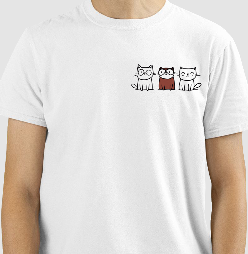 Camiseta Gato Red
