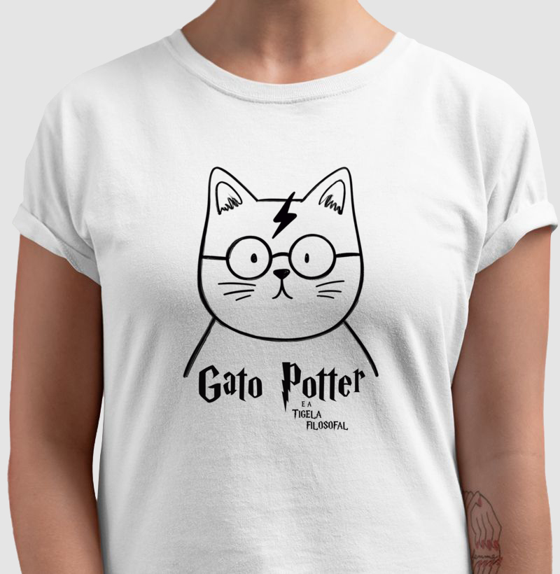 Camiseta Gato Potter