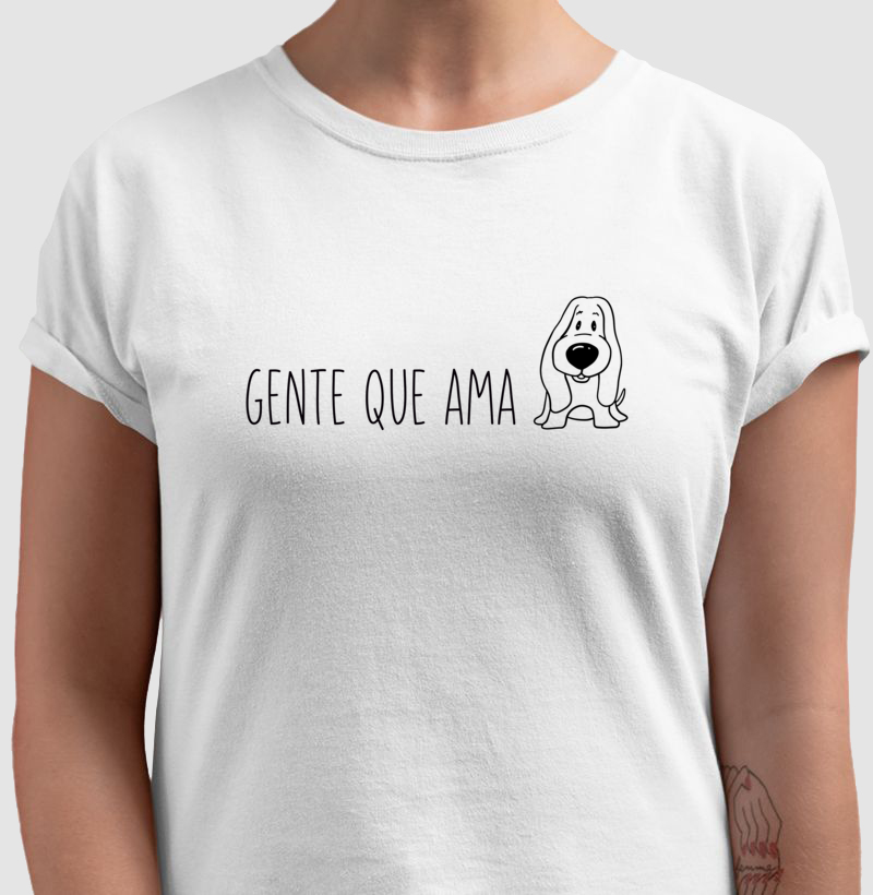 Camiseta Gente que Ama Cachorrim