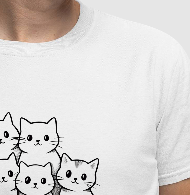 Camiseta Mais Gatos