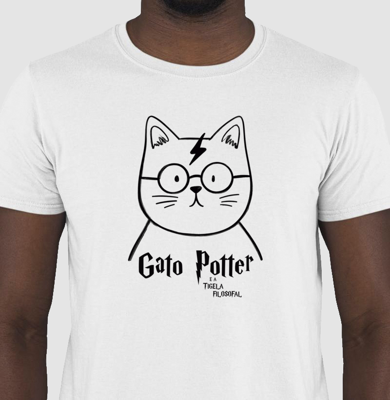 Camiseta Gato Potter