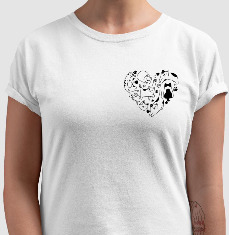 Camiseta Love Cat