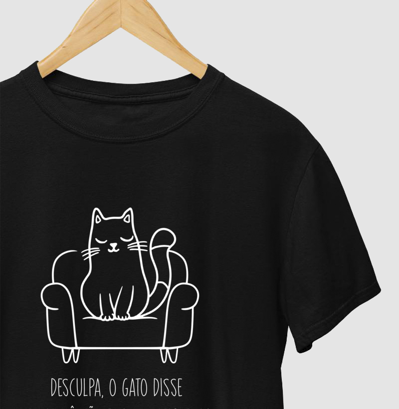 Camiseta O Gato Disse