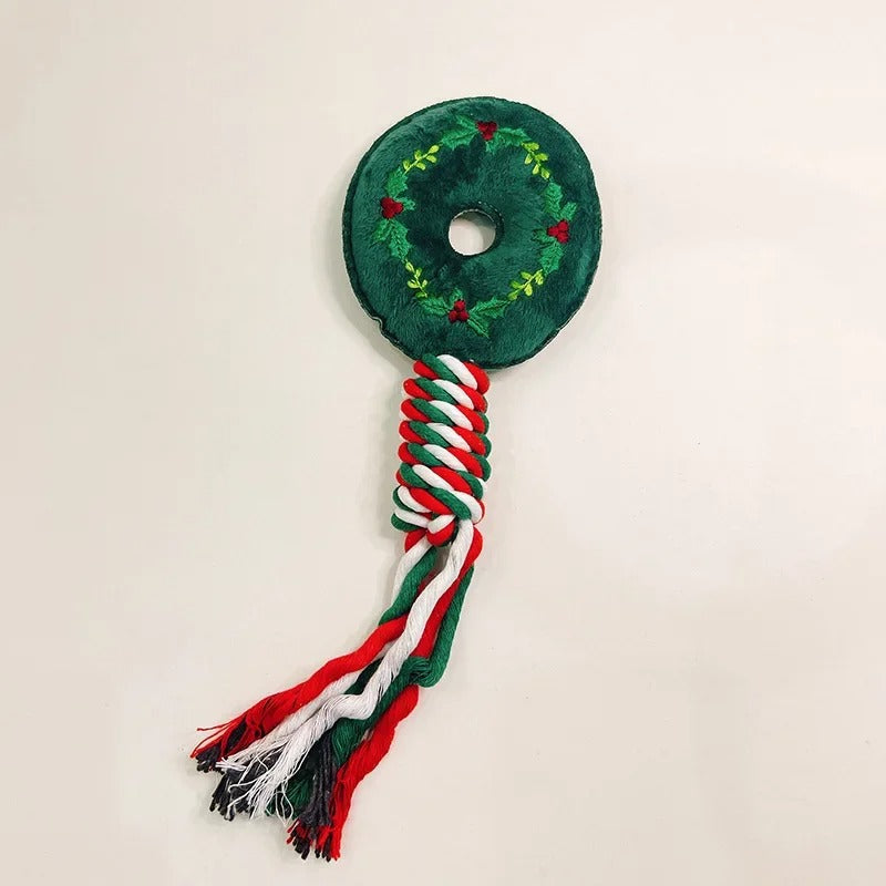 Brinquedo de Corda de Natal para Cão