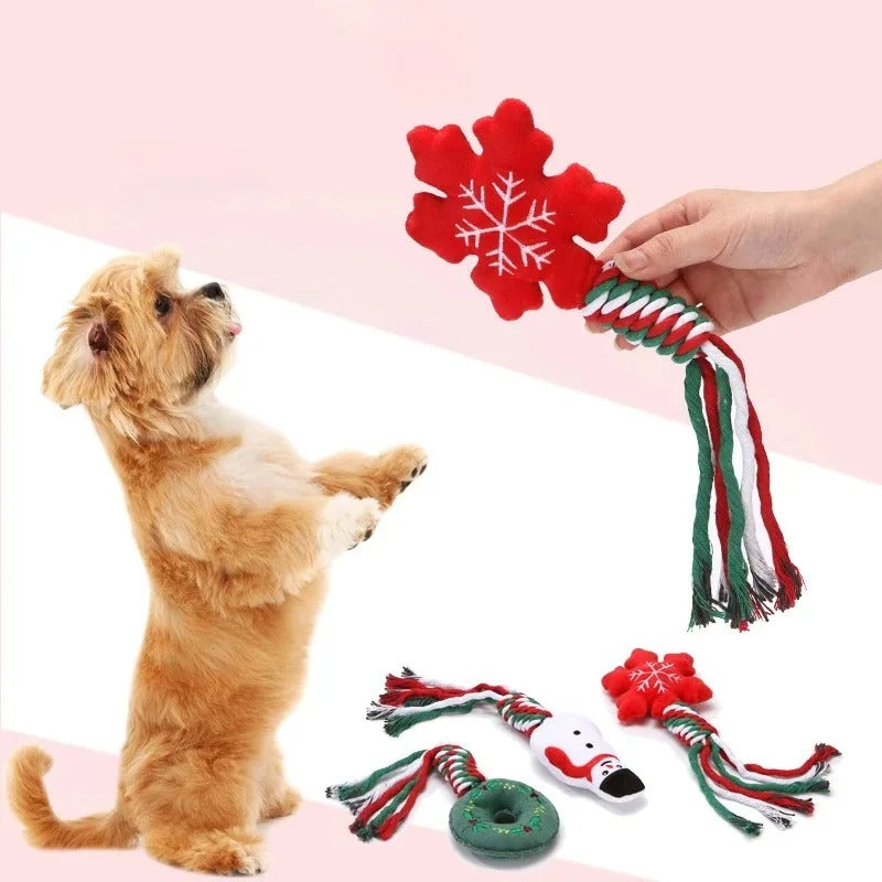 Brinquedo de Corda de Natal para Cão