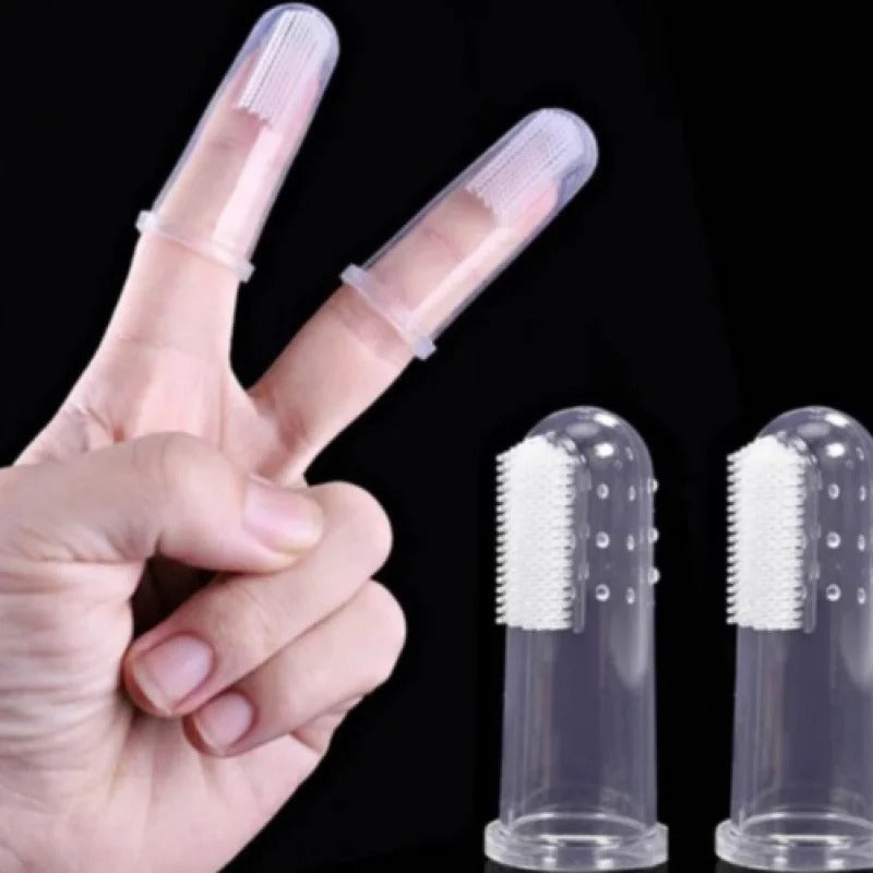 Escova Dental Pet Silicone 🇧🇷