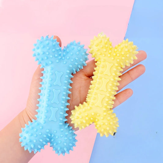 Mordedor Porta Petisco Ossinho para Filhote