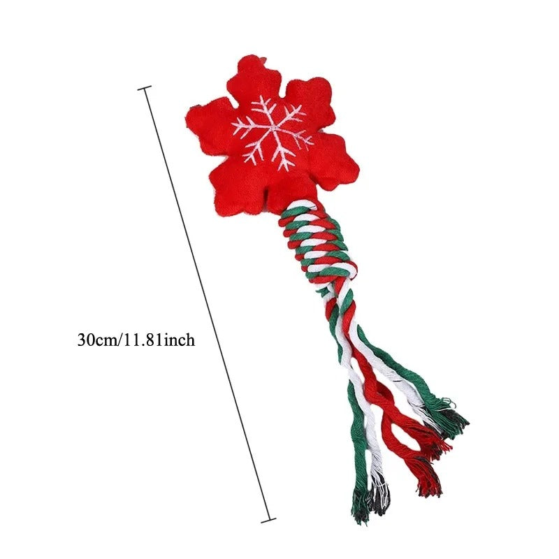 Brinquedo de Corda de Natal para Cão