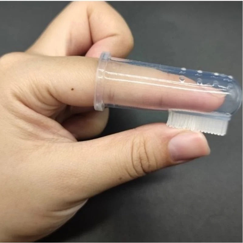 Escova Dental Pet Silicone 🇧🇷