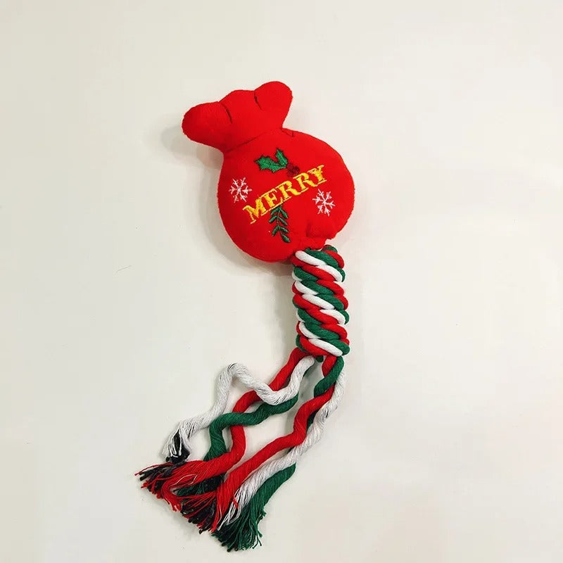 Brinquedo de Corda de Natal para Cão