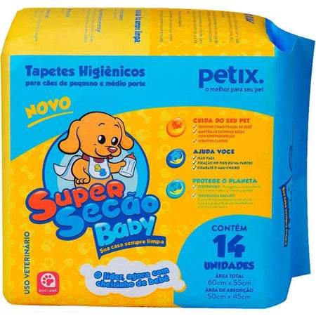 Super Secão Baby Tapete Higiênico para Cachorro