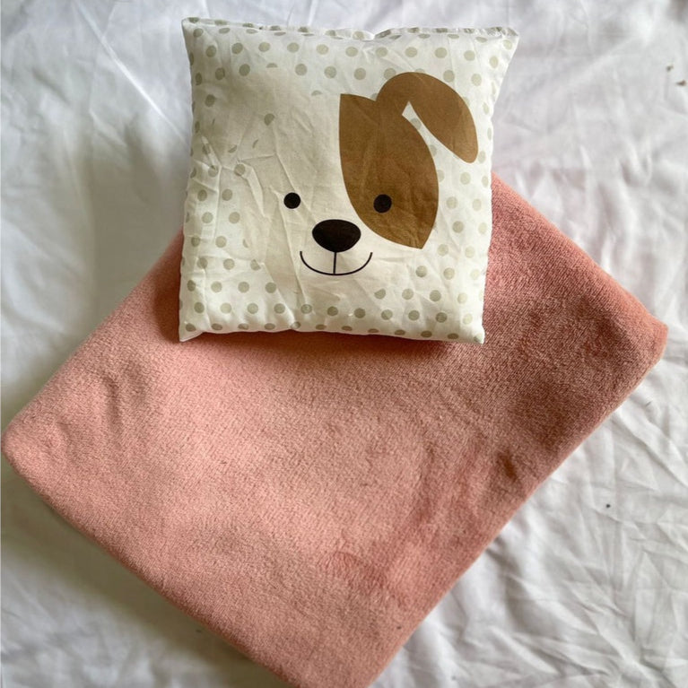 Manta Soft Pet com Travesseiro de Cachorrinho 🇧🇷