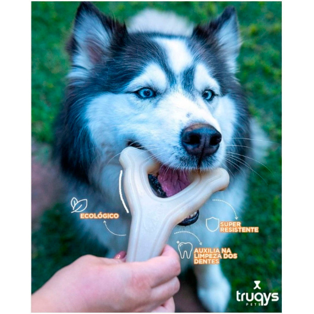 Osso de Bamboo Bone Toy sabor Bacon