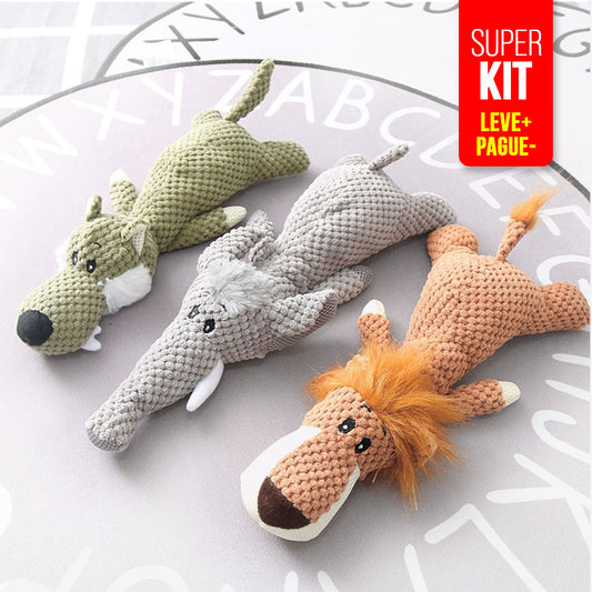 Kit Pelúcia Selvagem