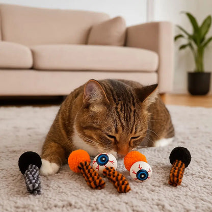 Olho Maluco Cat Halloween