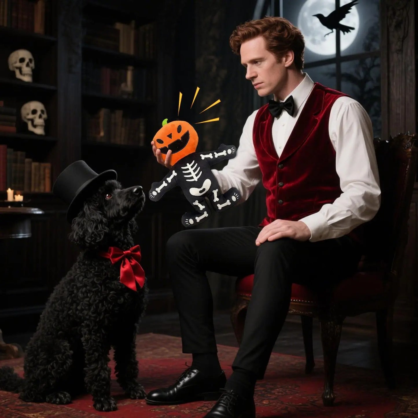 Caveira Cabeça de Abóbora