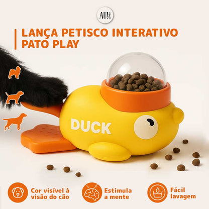 Lança Petisco Interativo Pato Play
